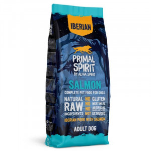 PRIMAL SPIRIT IBERIAN & SALMON sausā barība suņiem Cūkgaļa, lasis 12kg